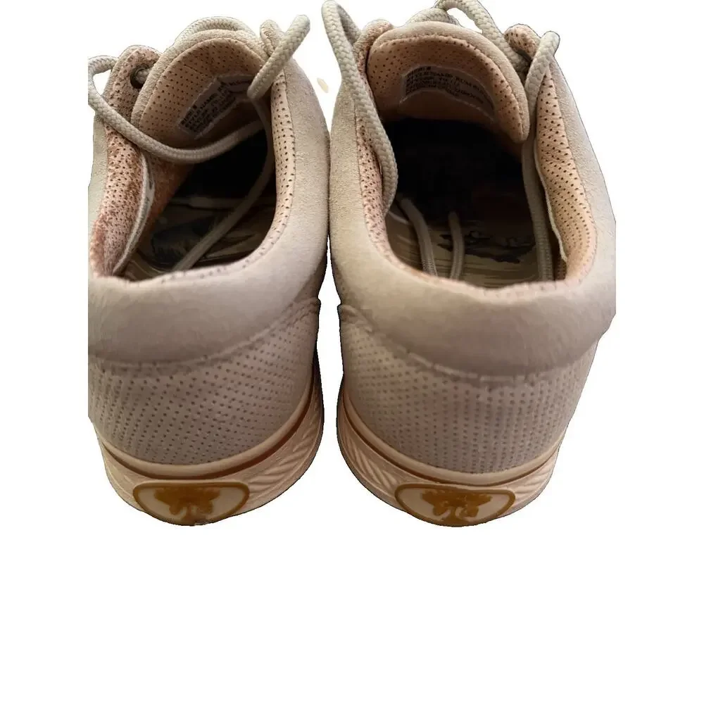 Tommy Bahama Rum Runner Perforated Leather Sneakers Shoes Mushroom Men Size 8